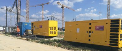 Компания «КЭС» предоставила две ДГУ для стройки в Новой Москве
