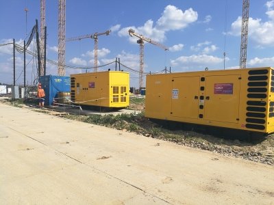 Компания «КЭС» предоставила две ДГУ для стройки в Новой Москве